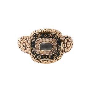 Rings: Georgian Gold Mourning Ring