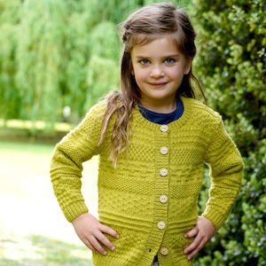 Delta Cardigan Knitting Pattern - 8Ply (LF46)
