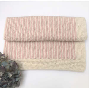 Lannermoor Knitted Samples: Lammermoor Baby Blanket - Pattern