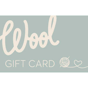 Gift Cards Now Available: Wild & Woolly Gift Card