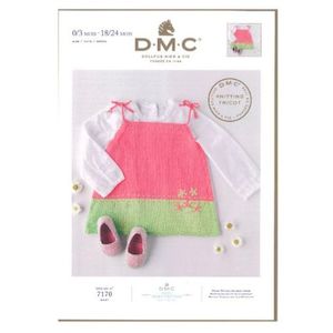 Girls Dress Knitting Pattern (7170)