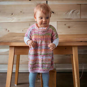 Dresses Skirts: Easy Tunic Knitting Pattern (K493)