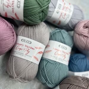 Yarn Type: Crucci Luxury Crepe - 4ply