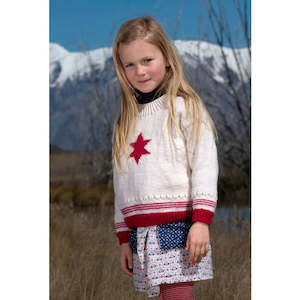 Kids: Coconut Ice Sweater Knitting Pattern - 8 Ply (LF03)