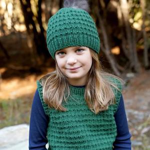 Lisafdesign: Keeley Vest and Hat Knitting Pattern (LF59)