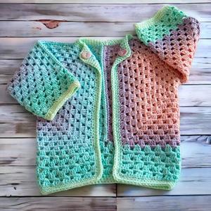Little Granny Hexagon Cardigan Crochet Kit
