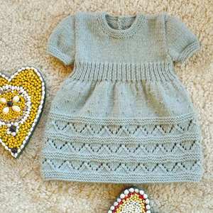 Talulla Dress Knitting Pattern - 8Ply (BC121)