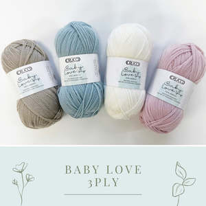 By Yarn Weight: Crucci Baby Love - 3ply
