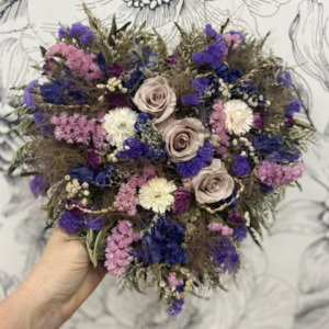 Dried Flowers: Dried Floral Heart