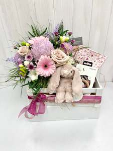 New Baby: New Baby Flower and Gift Crate
