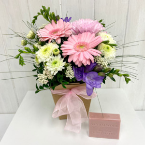 All Flowers: Flower Tuffet with Hand Soap