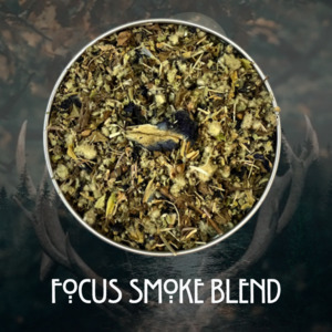 ⋆⁺₊⋆ Focus Smoke Blend Wildcrafted Organic Herbs