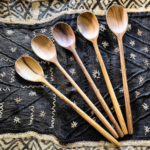 Teak Teaspoons - Long Wildcrafted Emporium