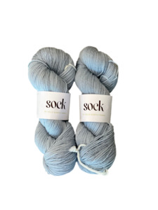 SOCK 4ply - grey/blue