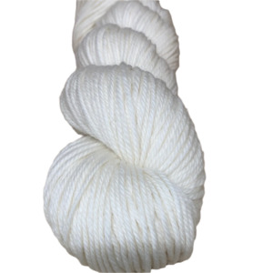 Natural Undyed Base Yarns: 8ply Polwarth (Worsted Spun)