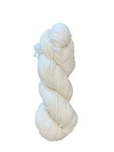 Natural Undyed Base Yarns: 4 Ply Polwarth (Woollen Spun)