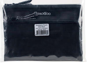 Accessory Pouch Black Mesh 6.50″X5″ (17X13 cm)