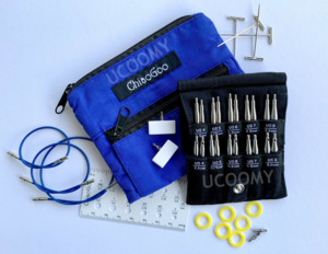 ChiaoGoo Twist Shortie Set Small - Blue -3.5mm - 5mm