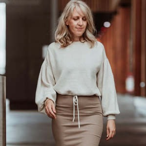 Purl Foundry Patterns: Purl Foundry - Gather Sleeve Sweater