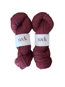 SOCK 4ply - burgundy