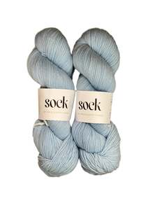 Dyed 100g Skeins: SOCK 4ply - light blue