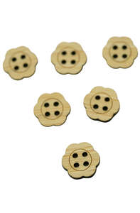 Flora Bamboo Buttons - Small