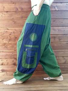 Flower of Life Pants - Green