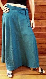 Wrap around skirt (Dark turquoise)
