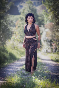 Feminine Pants Season 25 26: Panthera Pants Brown Wood