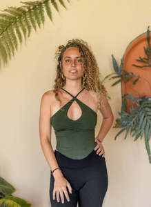 Viper Cut Top Green