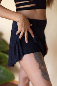 Skirts: Zumba Skort Dark Grey Arabika