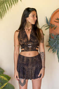 Skirts: Zumba Skort Brown Fern