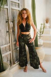 Panthera Pants All Colors: Panthera Pants Dark Green Serpent