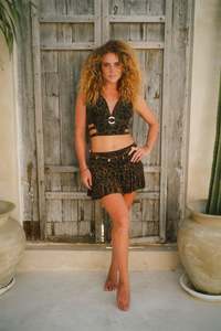 Zumba Skort Leopard