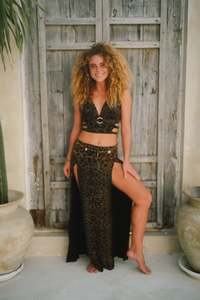 Tribal Trance Skirt Leopard