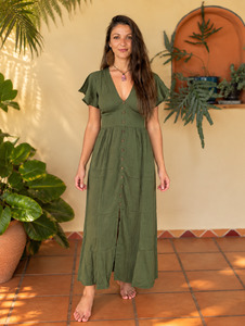 Gypsey Meadow Dress - Olive