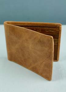 Wallets And Coin Purses: Leather Wallet - Light Brown