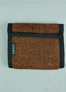 Wallets And Coin Purses: Hemp Wallet - Brown