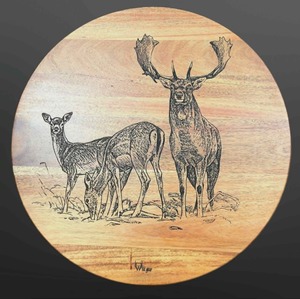 Products: Lazy Susan Fallow Buck with Does – Wild Gear NZ