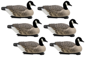 'Last Pass' series | Floating Canada Geese - Flocked Heads