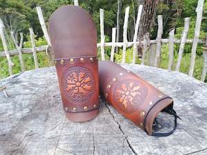 Belts Cinches And Corsets: Layered Simple Vambrace