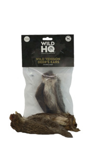 Dog Chew - Air-dried Wild Venison Deer's Ears - Two Pack