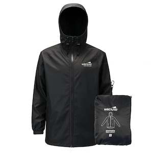 Mens Jackets Hoodies: Mens Packable Rain Jacket - Wild Kiwi