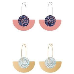 Accesories: Hoop Earring Set - Koru