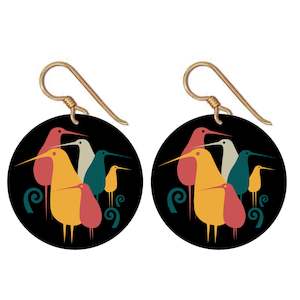Jewelry: Earring Set - Flock of Kiwi