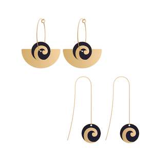 Jewelry: Earring Set plus Chain Drop Earring - Koru