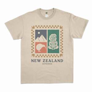 T Shirt: Men's New Zealand T-Shirt - NZ Icons