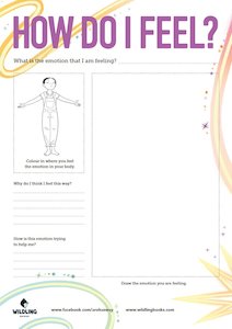 How Do I Feel Emotions Explorer Worksheet - Free Download