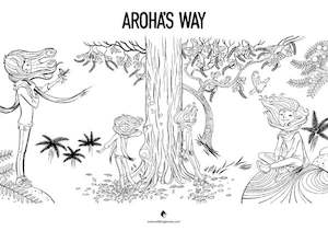 Downloads: Aroha Colouring Pages - Free Download