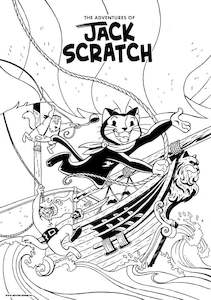 Jack Scratch Colouring Pages Ahoy! - Free Download